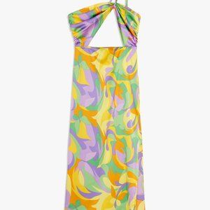 TIE HALTER SAVED BY THE BELL DRESS
